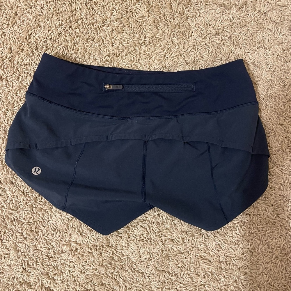 Lululemon Speed ups, black, size 0, gently worn